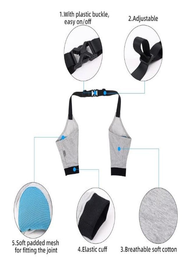 Mullica Elbow Protector for Dogs - Anti-Slip Elbow Brace for Hygroma, Wounds & Arthritis | Comfortable Dog Elbow Pads for Adjustable Elbow Brace for Large (L) - Recovery & Support Sleeve - Image 2